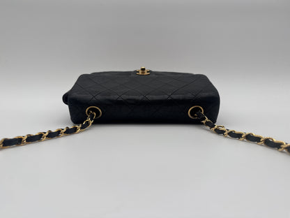 CHANEL CHANEL Shoulder Bag Matlasse Turnlock Cocomark Gold Fittings Black Shoulder Bag