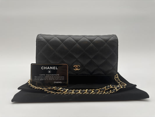 CHANEL Chain Wallet Matlasse Shoulder Bag Shoulder Bag