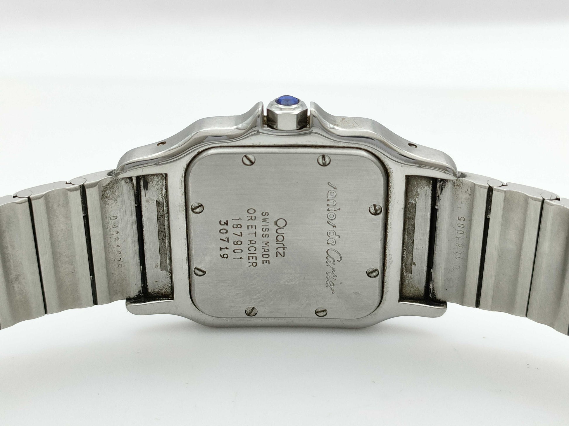 Cartier Santos Galbe LM W20011C4 187901 30719 Quartz Women's Watch