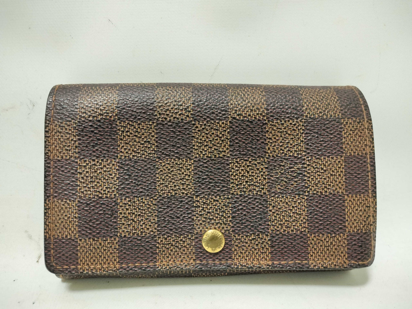 LOUIS VUITTON Damier Louis Vuitton Damier Porto Mone Vivie Dressor Wallet