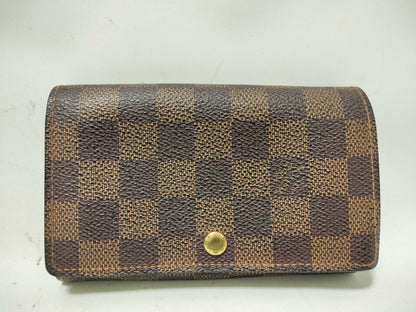 LOUIS VUITTON Damier Louis Vuitton Damier Porto Mone Vivie Dressor Wallet