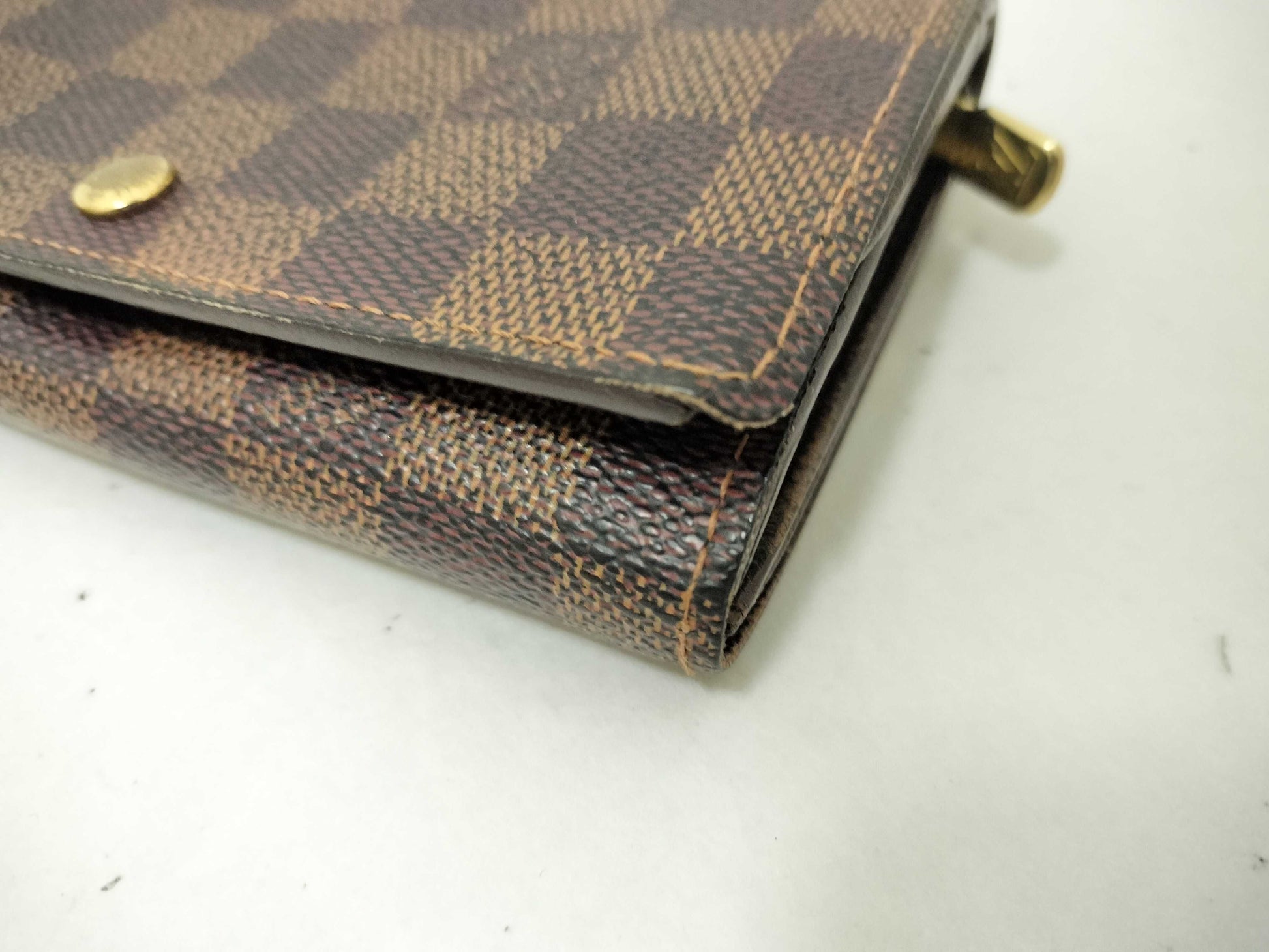 LOUIS VUITTON Damier Louis Vuitton Damier Porto Mone Vivie Dressor Wallet