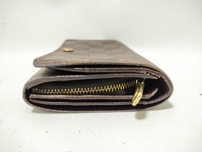 LOUIS VUITTON Damier Louis Vuitton Damier Porto Mone Vivie Dressor Wallet
