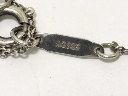 Tiffany&Co. Tiffany Bow Ribbon Necklace AG925 Necklace