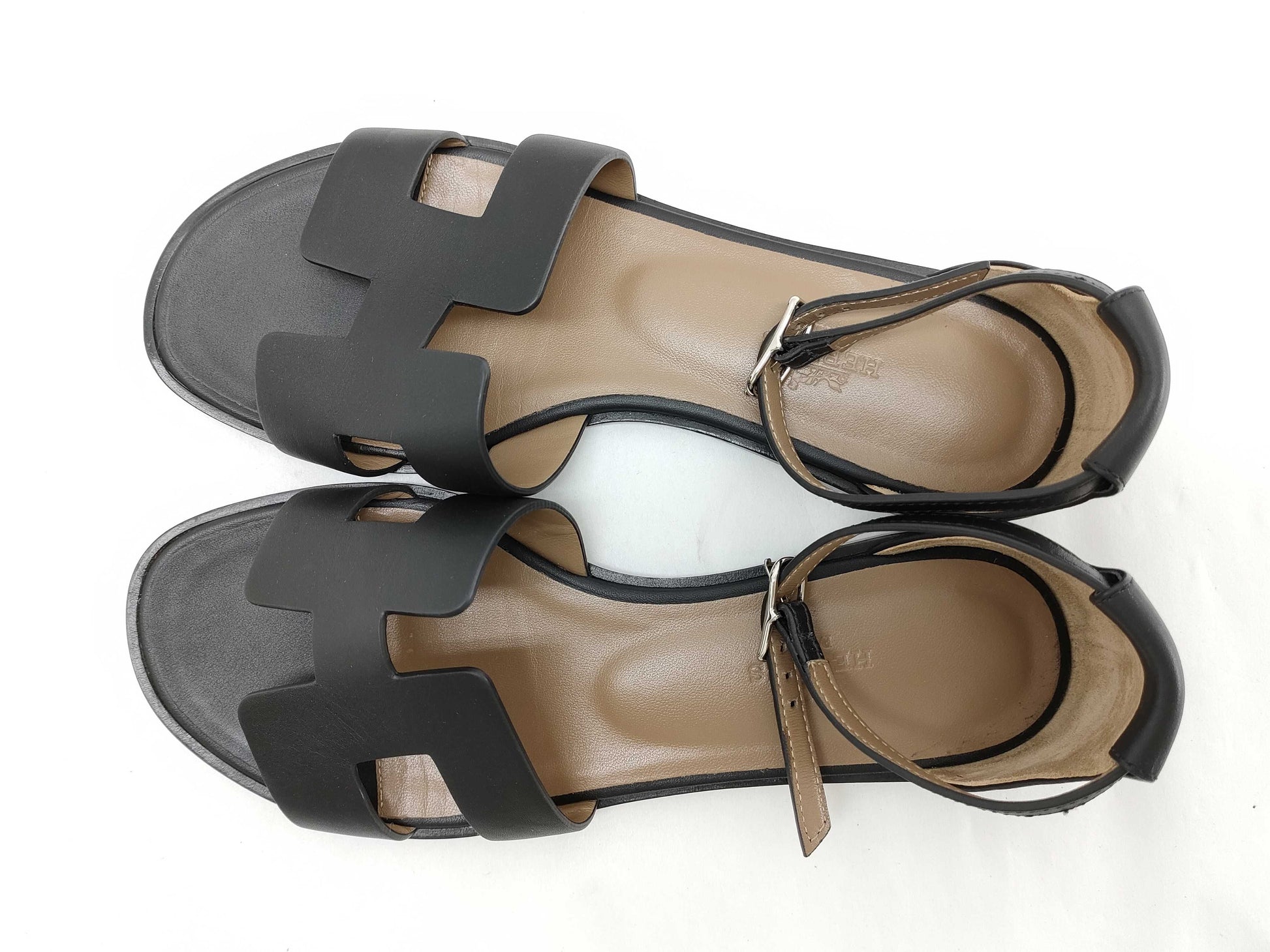 HERMES HERMES Santorini Strap Sandals 35 Sandals