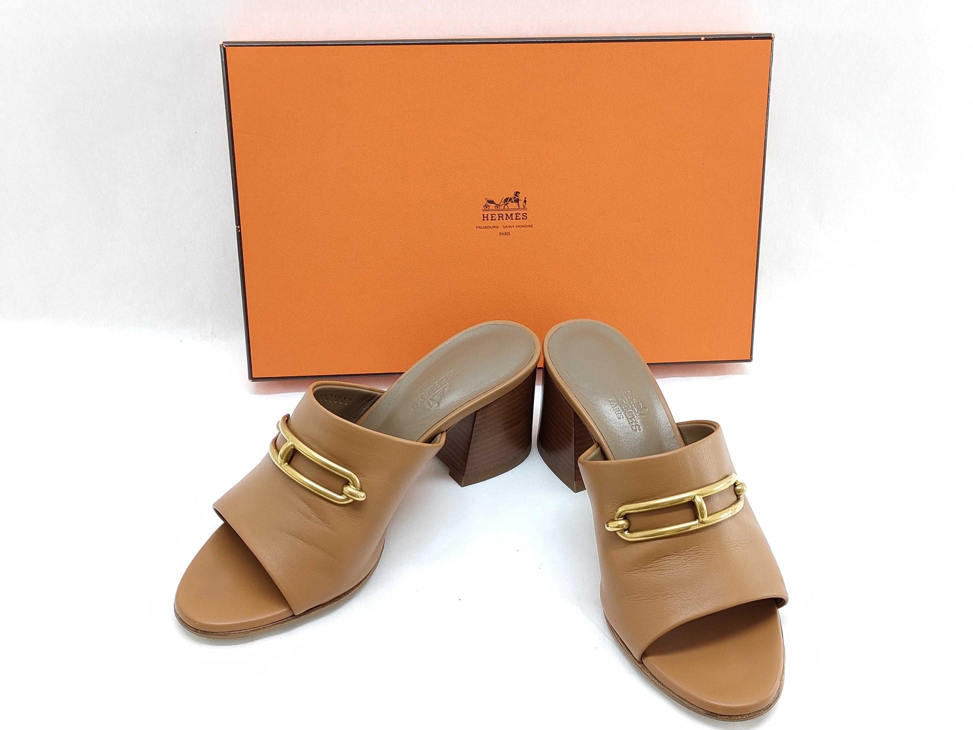 HERMES HERMES Camilla Mule Sandals 35 1/2 Mule