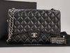 CHANEL A58600 Matlasse 30 Chain Shoulder Lambskin Black Silver Fittings W Flap 17th Shoulder Bag