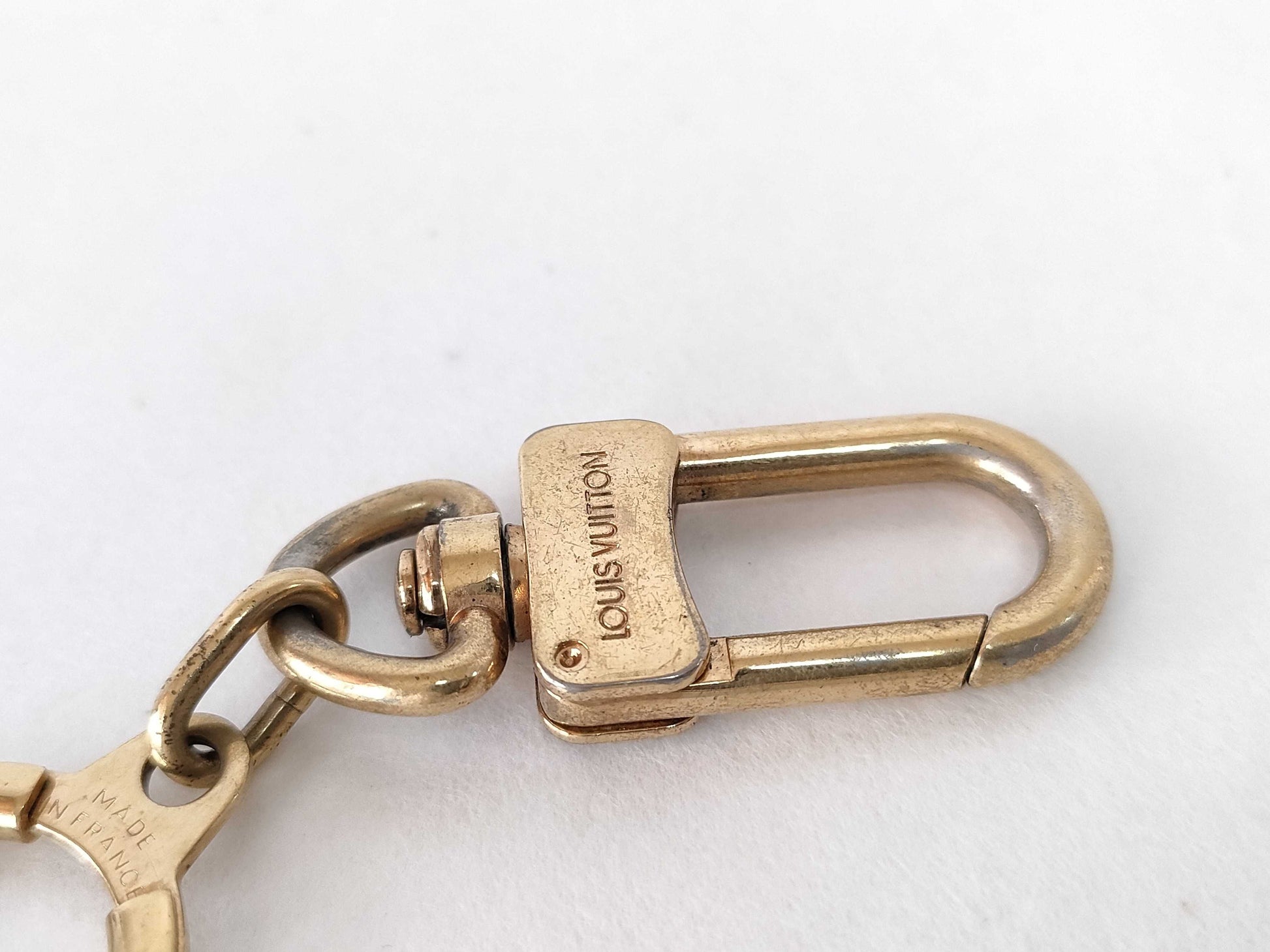 LOUIS VUITTON Louis Vuitton Anocle Keyring Keychain M62694 Keycase Keychain