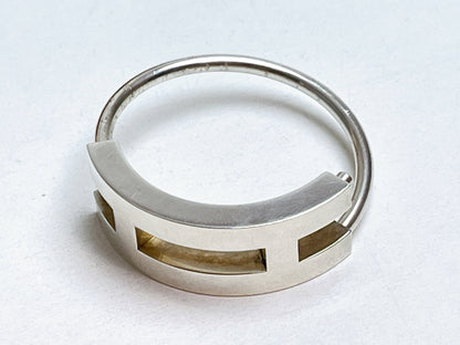 HERMES H Motif Keyring 925 Keycase Keychain