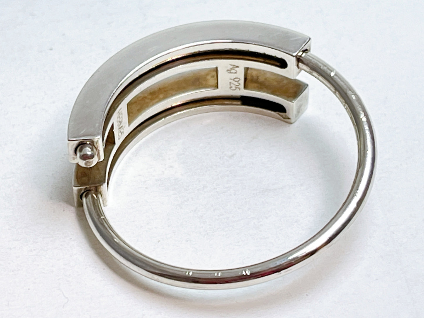 HERMES H Motif Keyring 925 Keycase Keychain