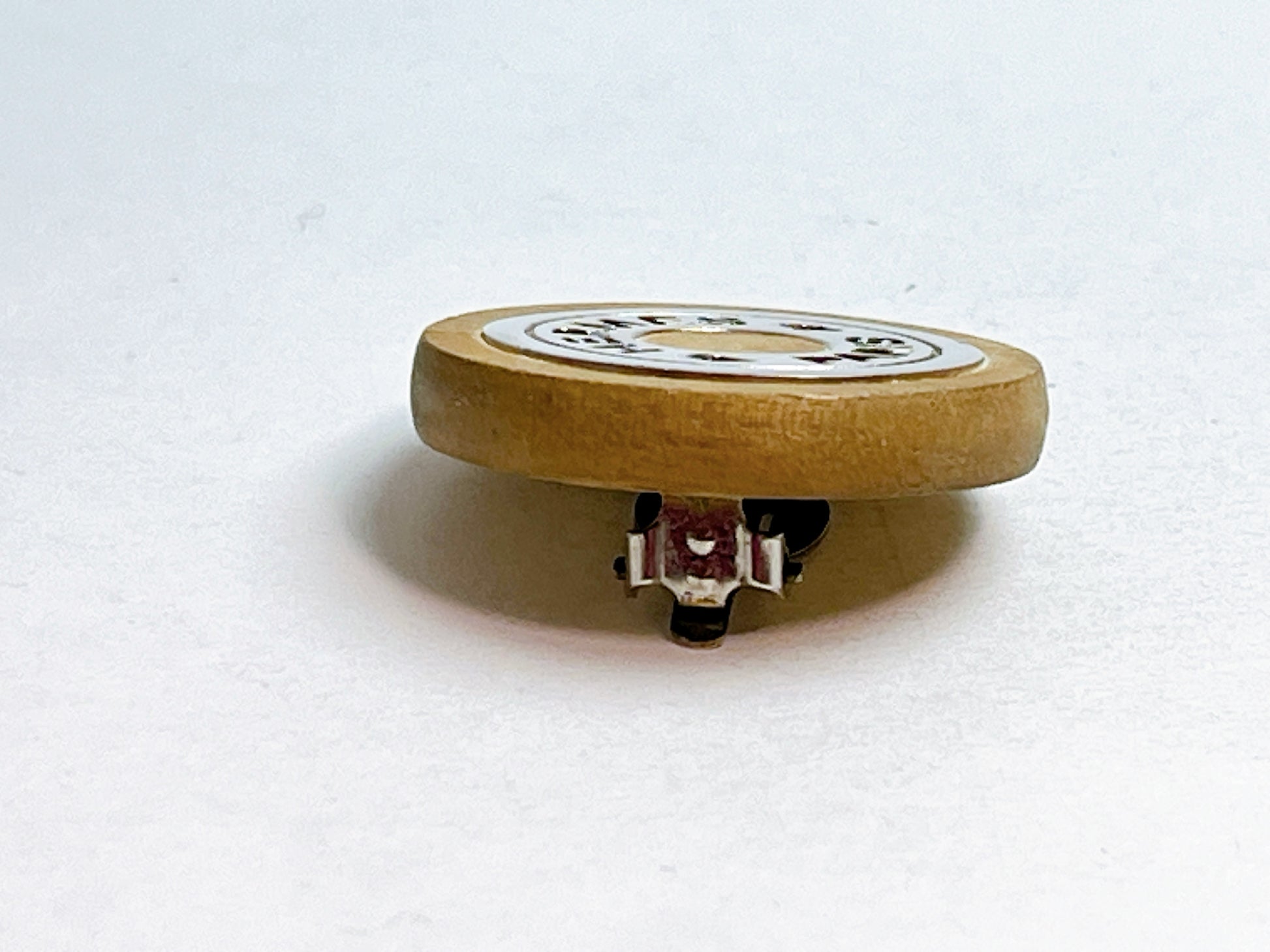 HERMES Serie Wood Silver Single Earring