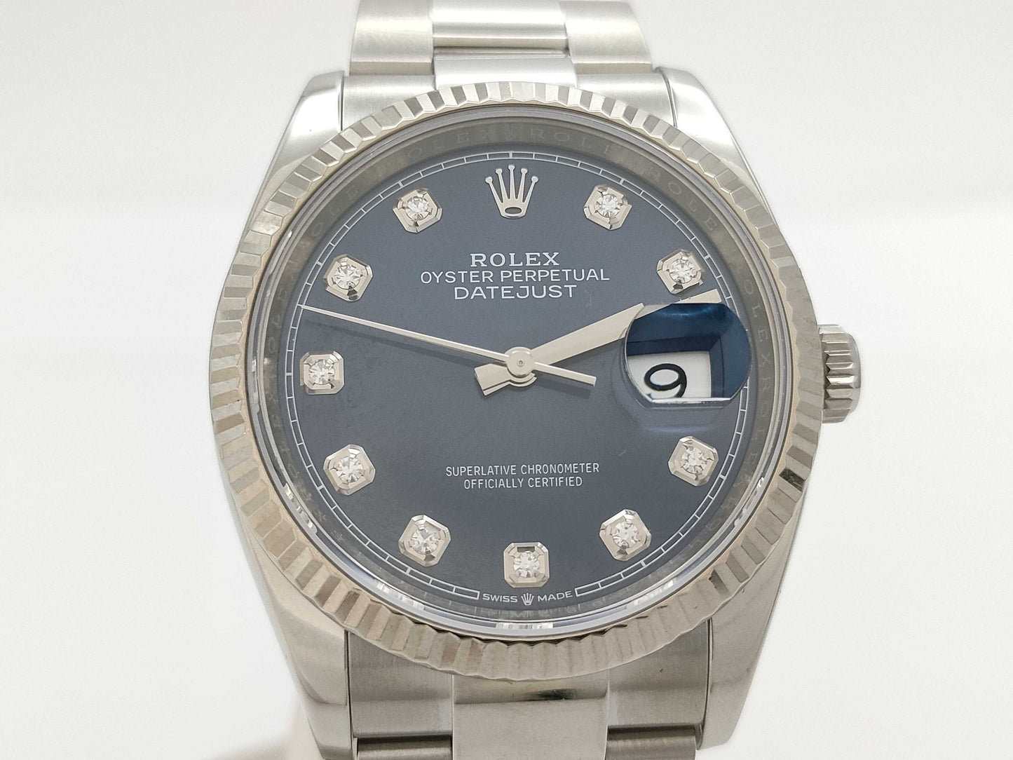 ROLEX 126234G 2982W467 Blue Dial Oyster Breath Men's Watch
