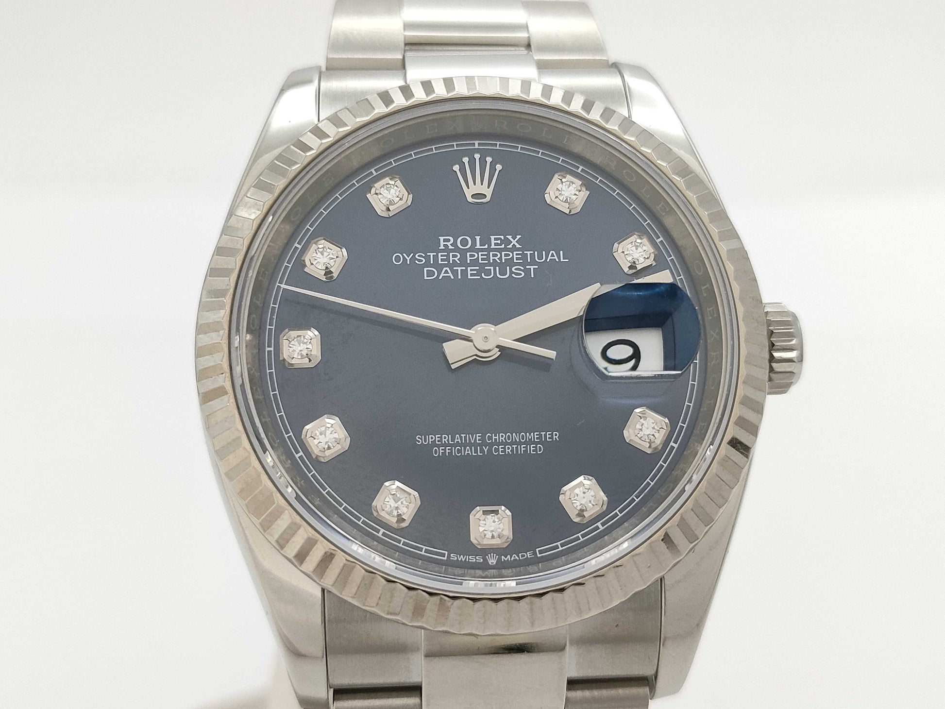 ROLEX 126234G 2982W467 Blue Dial Oyster Breath Men's Watch
