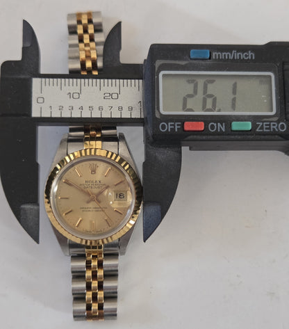 ROLEX 69173 N495983 Champagne Dial Jubilee Breath Women's Watch