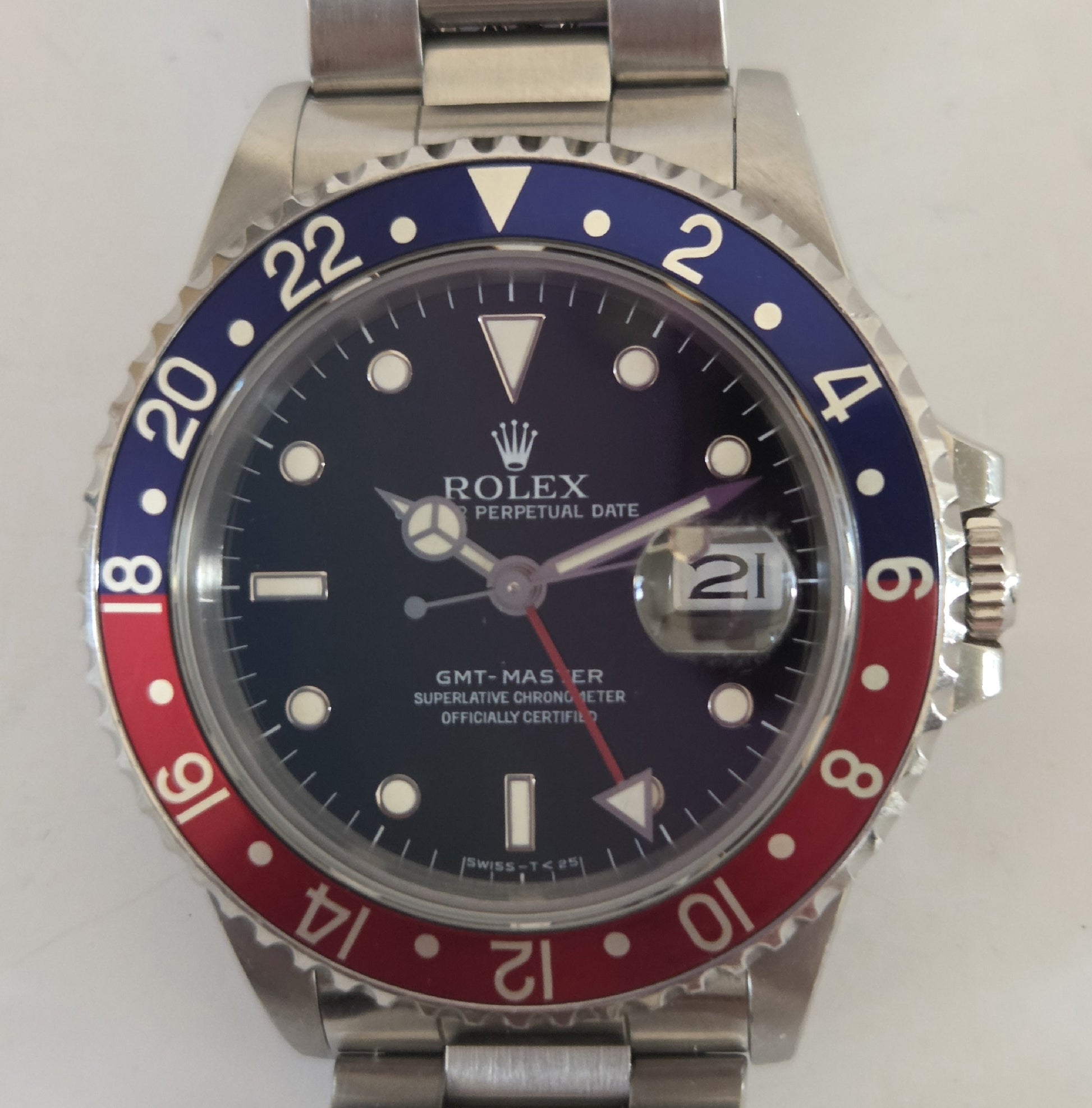 ROLEX 16700 L278612 Tritium Black Dial Oyster Breath Men's Watch