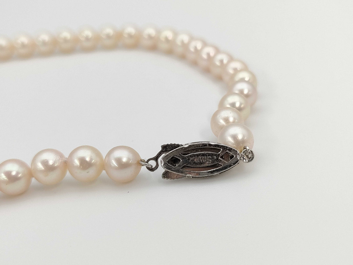 Pearl Diameter Approx. 6.5-6.8mm SV 26.0g Necklace 