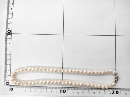 Pearl Diameter Approx. 6.5-6.8mm SV 26.0g Necklace 