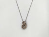 Tiffany&Co. Tiffany Twist Knot Necklace 925/Part 750 Necklace
