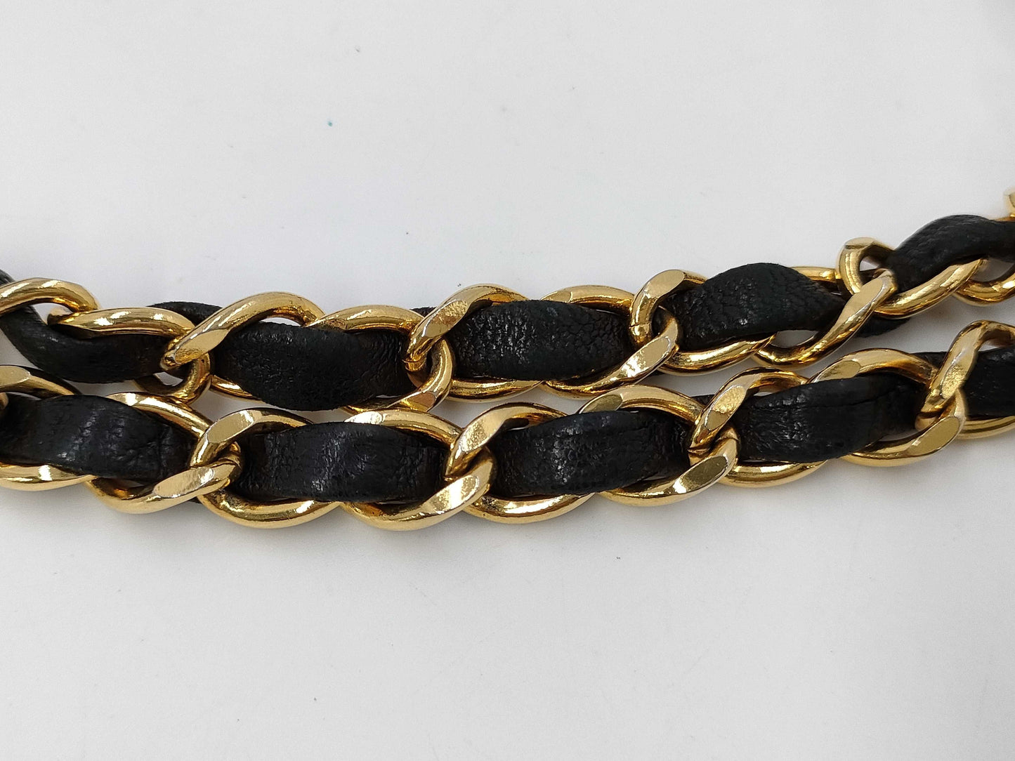 CHANEL Double Flap Chain Lambskin Shoulder Bag