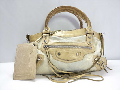 BALENCIAGA BALENCIAGA Balenciaga Bag 2way Shoulder Bag Leather The First Harako Handbag