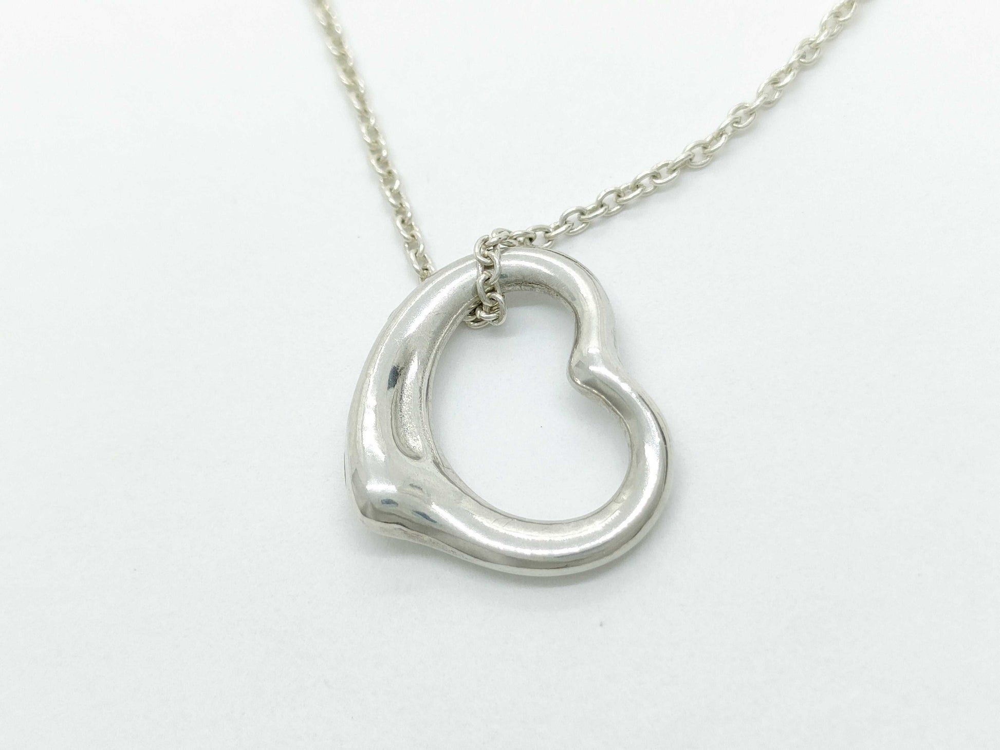 Tiffany&Co. Open Heart Open Heart Necklace 925 2.7g Necklace