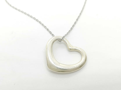 Tiffany & Co. Open Heart Necklace, 925, 4.5mm