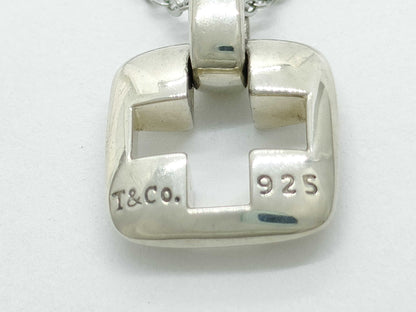 Tiffany & Co. Open Cross Necklace 925 3.9g Necklace