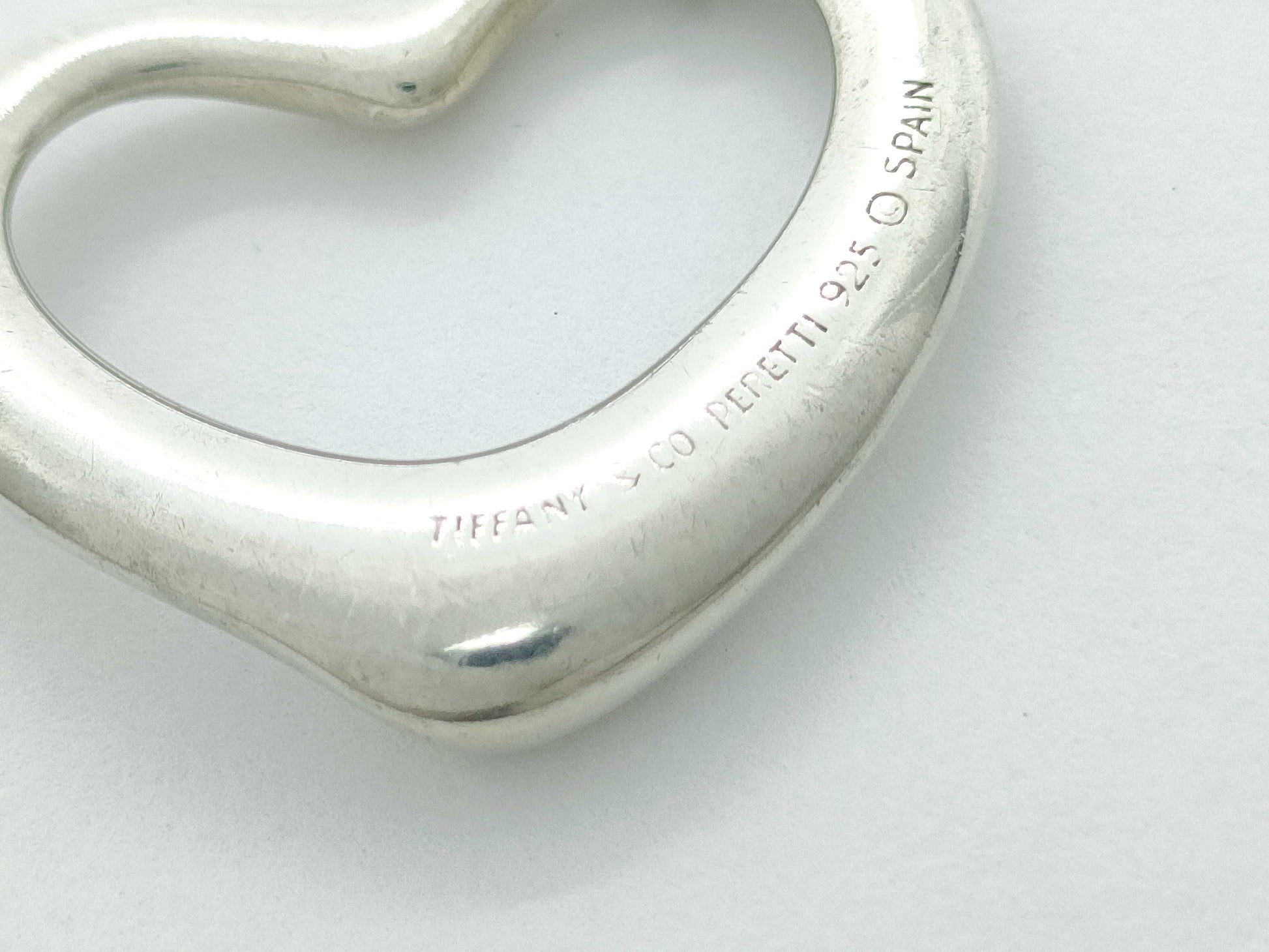 Tiffany & Co. Open Heart Necklace, 925, 4.5g