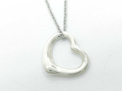 Tiffany & Co. Open Heart Necklace, 925, 2.3g