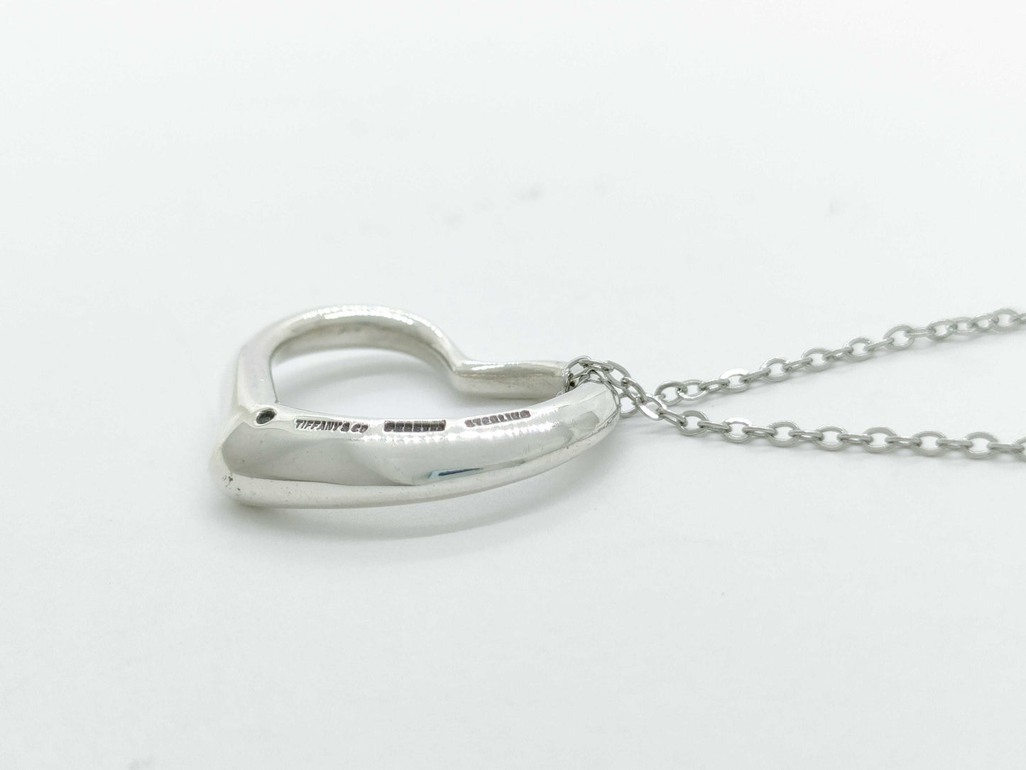 Tiffany & Co. Open Heart Necklace, 4.4g