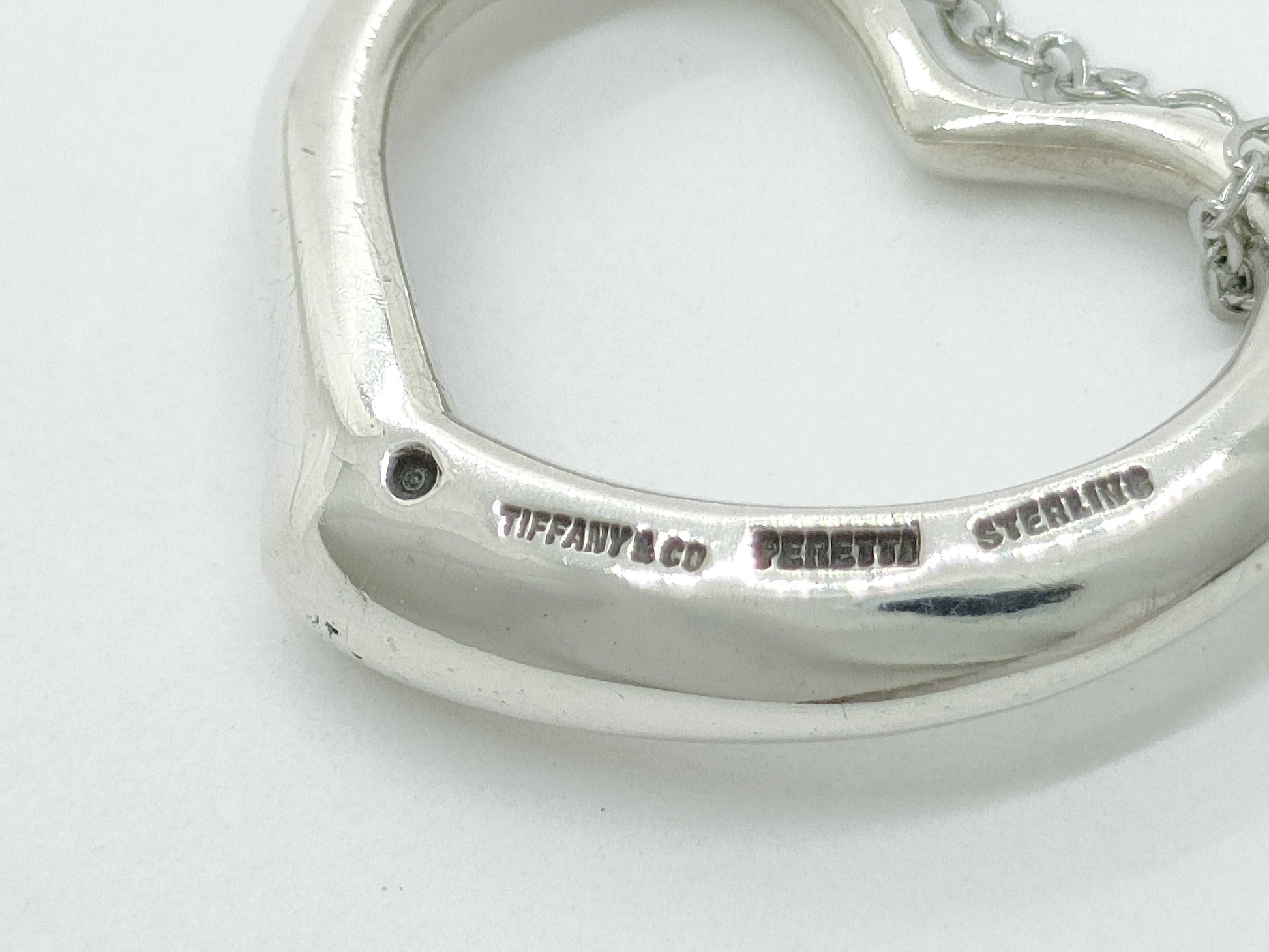 Tiffany & Co. Open Heart Necklace, 4.4g