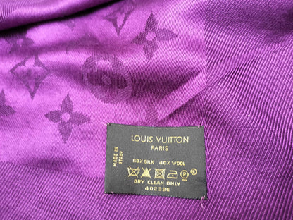LOUIS VUITTON Purple Shawl Other Apparel