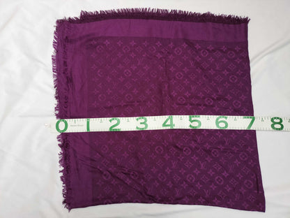 LOUIS VUITTON Purple Shawl Other Apparel