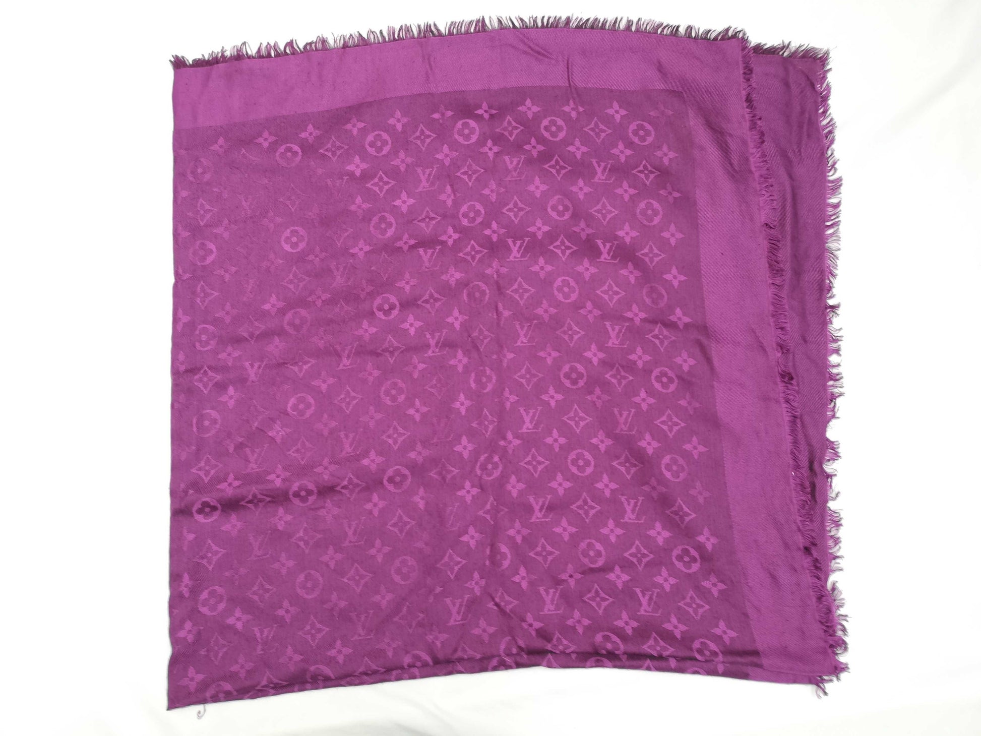 LOUIS VUITTON Purple Shawl Other Apparel