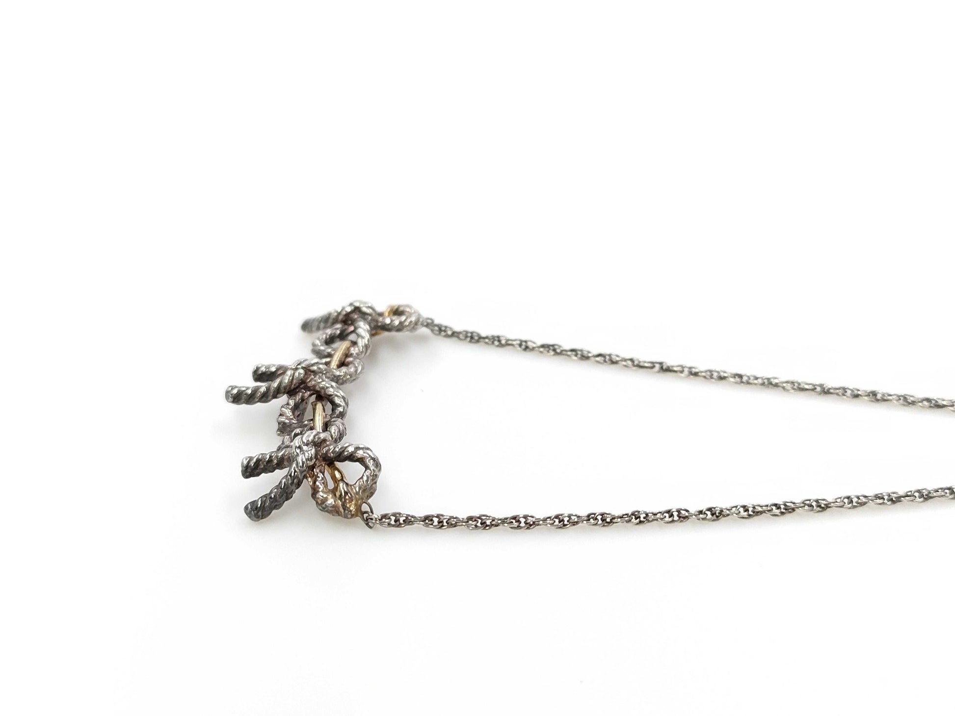 Tiffany&Co. Silver & Gold Combi 925/750 Necklace