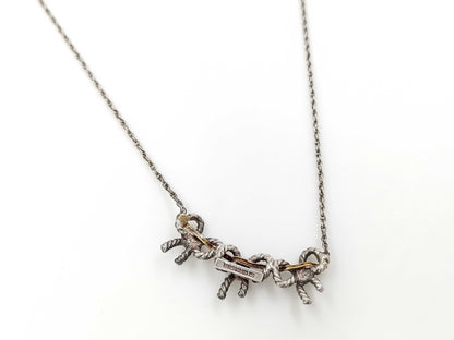 Tiffany&Co. Silver & Gold Combi 925/750 Necklace