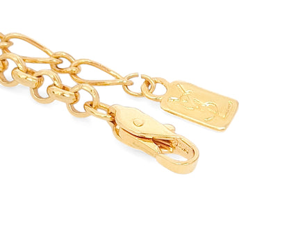 Yves Saint Laurent Yves Saint Laurent ・Gold Color, Large, Motif, Pendant, Necklace, 27.7g Necklace