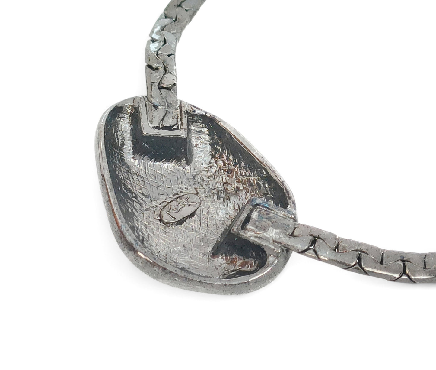 Yves Saint Laurent Yves Saint Laurent - Black Color - Motif Design - Necklace - 26.6g Ring