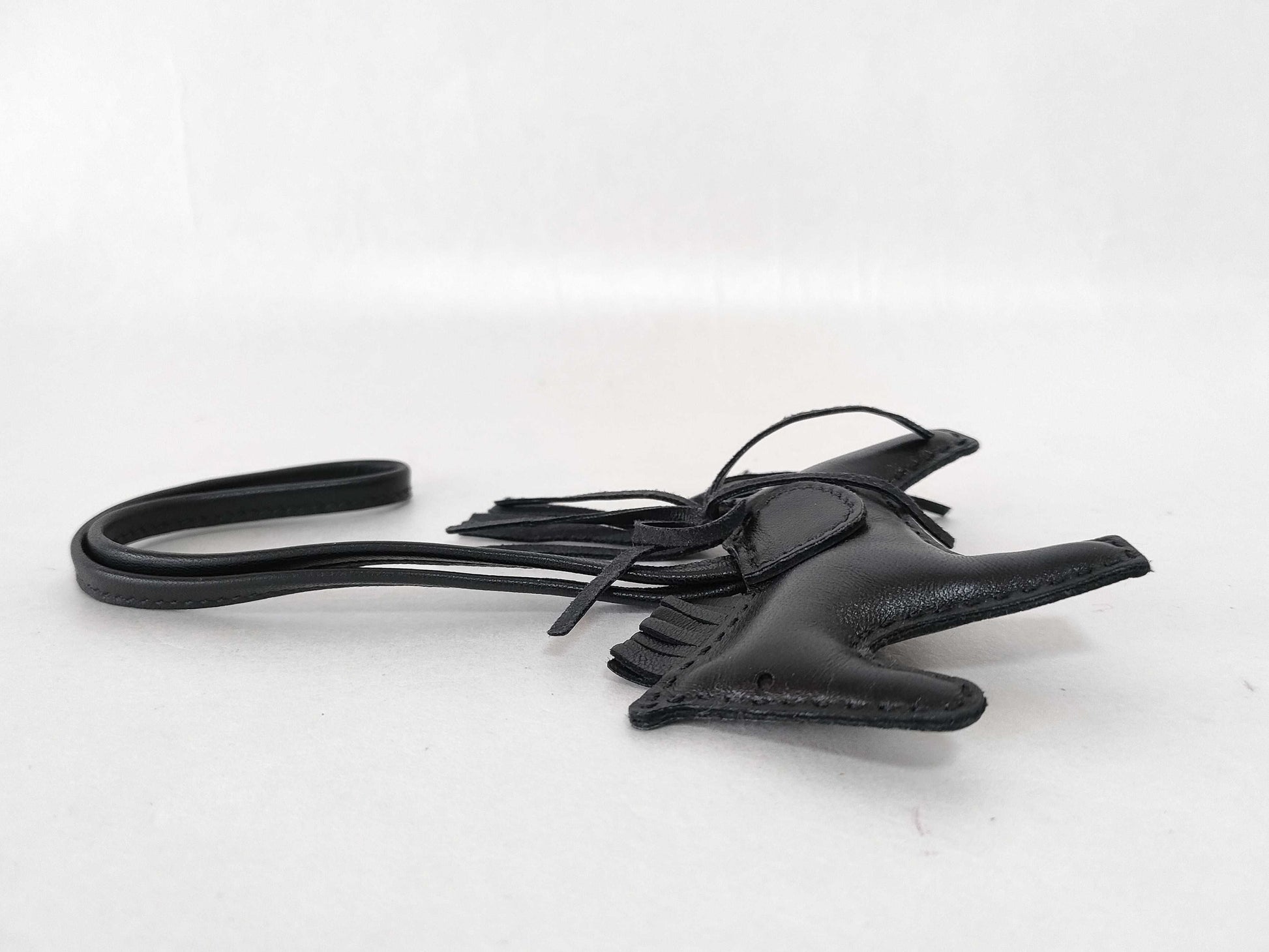 HERMES Hermes U Engraved Rodeo Charm PM Black Other Accessories Other Accessories