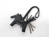 HERMES Hermes U Engraved Rodeo Charm PM Black Other Accessories Other Accessories