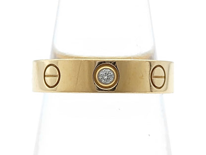 Cartier Mini Love #48 1PD YG 750 4.3g Ring 
