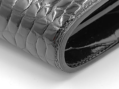 HERMES Constance Togo Alligator Black Gold Fittings with Protective Seal K Engraved Shoulder Bag