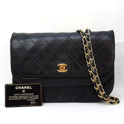 CHANEL CHANEL Lambskin Matlassse Double Flap Chain Shoulder Seal Card 0 Series Shoulder Bag Shoulder Bag