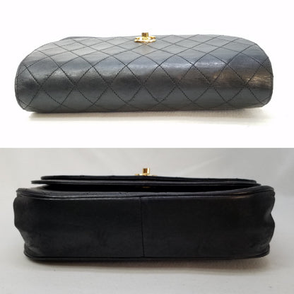 CHANEL CHANEL Lambskin Matlassse Double Flap Chain Shoulder Seal Card 0 Series Shoulder Bag Shoulder Bag