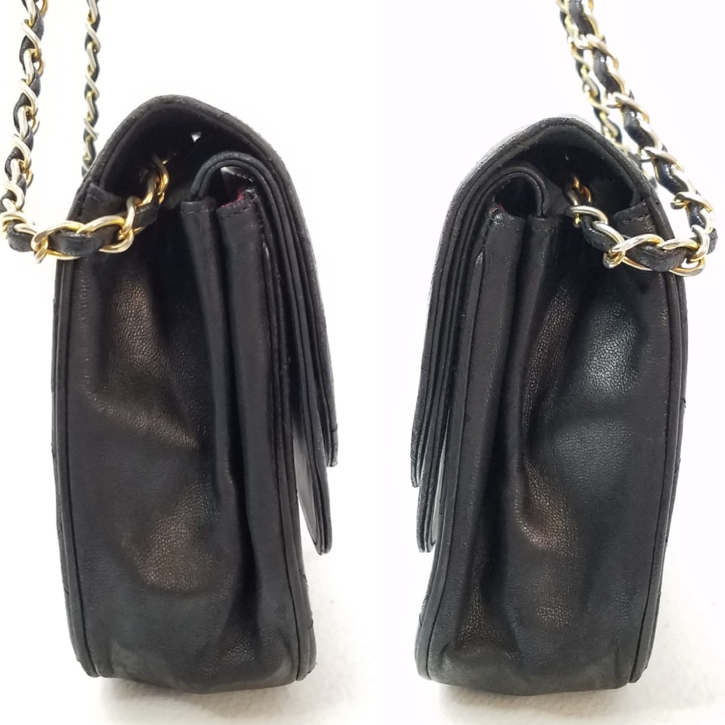 CHANEL CHANEL Lambskin Matlassse Double Flap Chain Shoulder Seal Card 0 Series Shoulder Bag Shoulder Bag