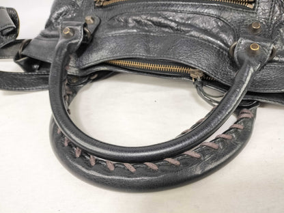 BALENCIAGA The First BALENCIAGA The First City Black 2-Way Handbag Handbag
