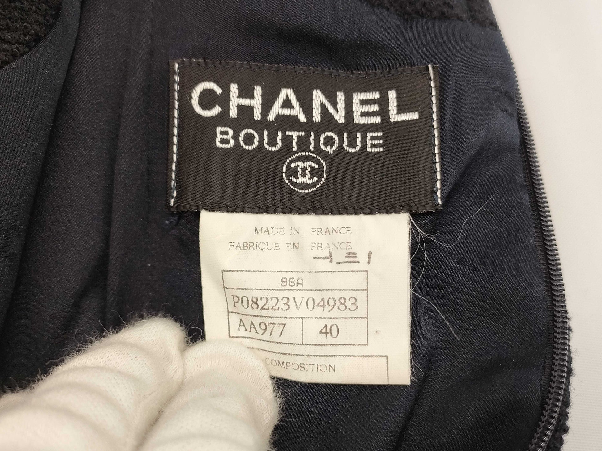 CHANEL Dress 96A #40 P08223V04983 Dress