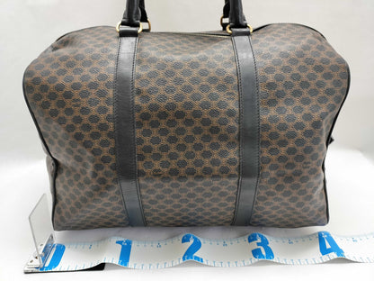 CELINE Black Macadam Boston Bag Boston Bag