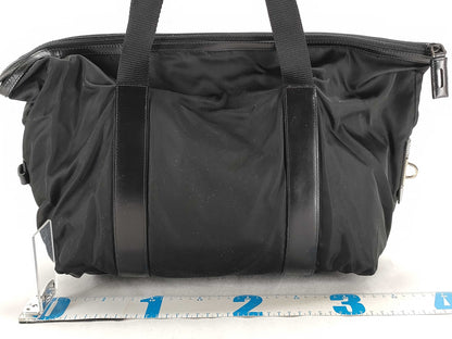PRADA Nylon VS184 Triangle Logo Boston Bag Tote Bag
