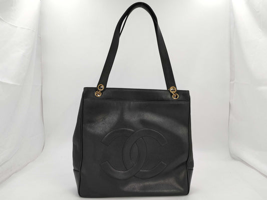 CHANEL CHANEL Caviar Skin Big Coco Mark Tote Bag Tote Bag